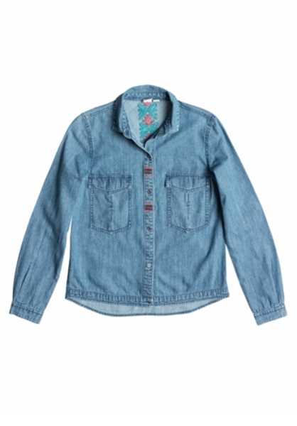 Roxy Fair View - Blu Donna Estate Shirts (W2851)
